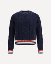 Maglione a trecce - BLU | Base Blu