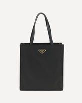 Re-Nylon Tote Bag - BLACK | Base Blu