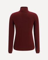 Cashmere turtleneck Sweater - BORDEAUX | Base Blu