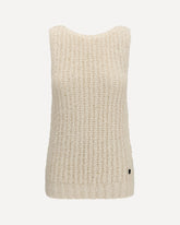 Gilet con logo - CREMA  | Base Blu