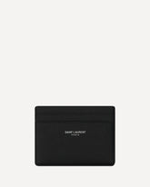 Grain De Poudre leather Cardholder - BLACK | Base Blu