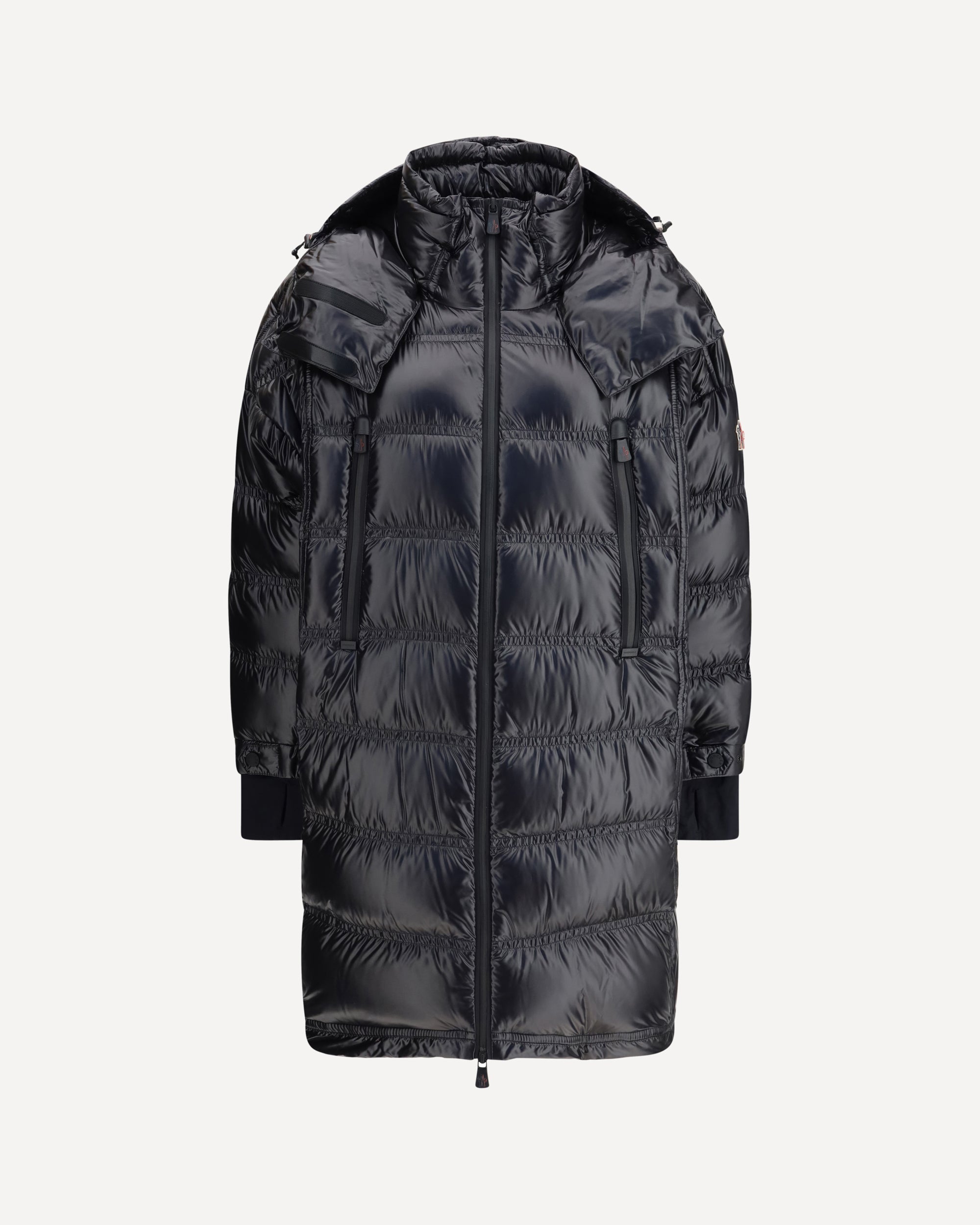 MONCLER GRENOBLE Rochelairs long down Jacket BLACK | Base Blu