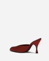 Sitting Pretty Mules - RED | Base Blu