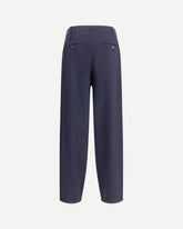 Lightweight wool cloth single-dart Pants - BLUE | Base Blu