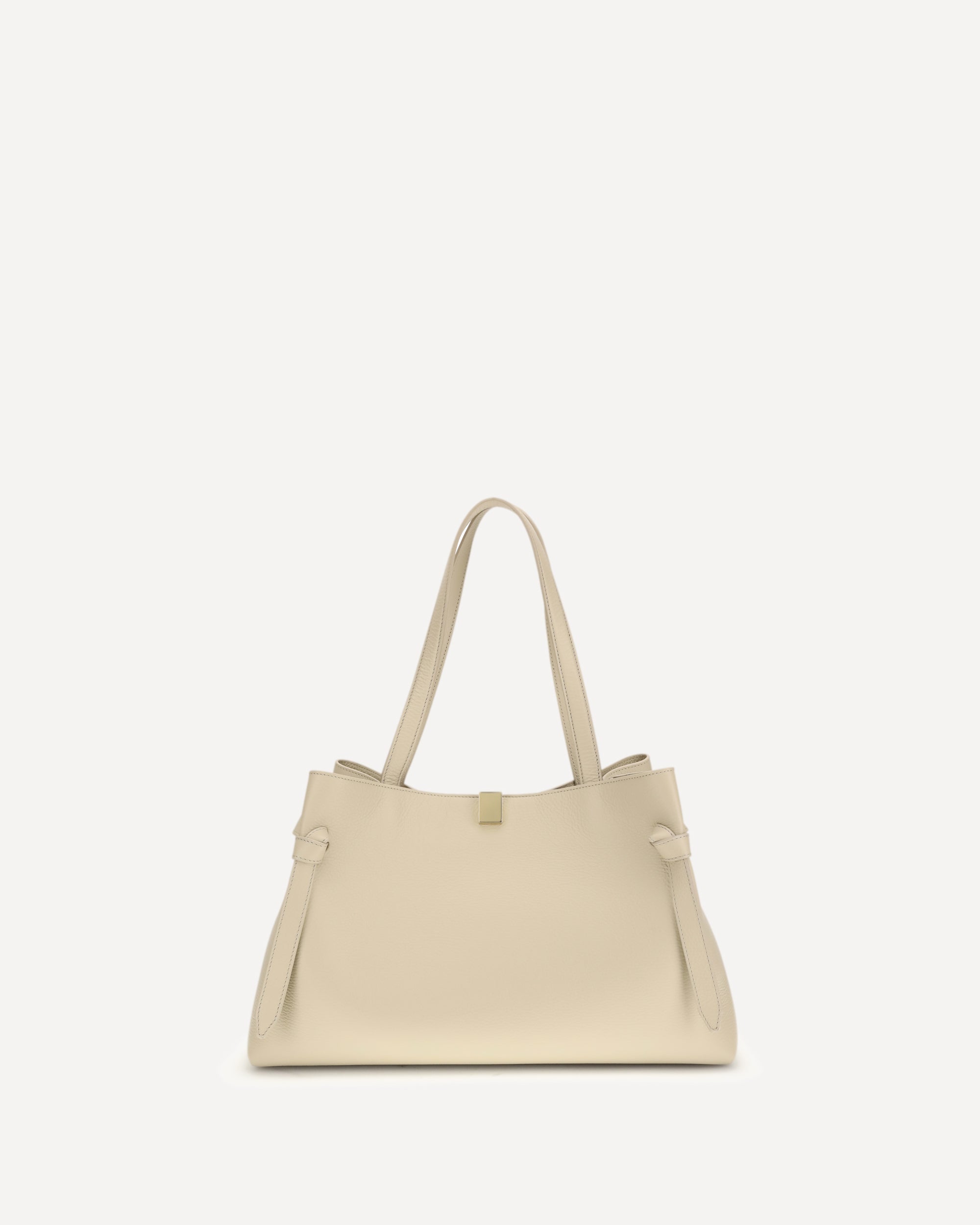 YUZEFI Large Gyoza Shoulder Bag CREAM | Base Blu