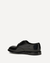 Lace-Ups with lettering logo - BLACK | Base Blu