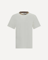 T-Shirt Archivio Check - BIANCO | Base Blu