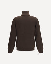 Parksville Baby cashmere turtleneck Sweater - BROWN | Base Blu