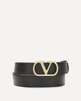Reversible VLogo Signature Belt - BLACK | Base Blu