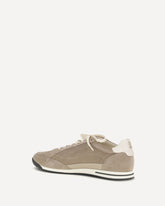 Sneakers in pelle scamosciata - BEIGE | Base Blu