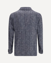 Prince of Wales print Blazer - BLUE | Base Blu