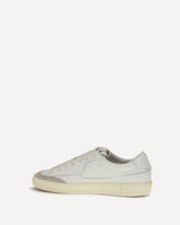 Windscape Low leather Sneakers - WHITE | Base Blu
