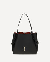 Small Bettina Tote Bag - BLACK | Base Blu