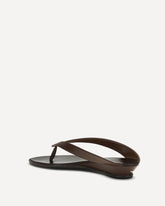 Leather Sandals - BROWN | Base Blu