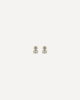 Ovalette Earrings in metal and Swarovski® crystals - GOLD | Base Blu