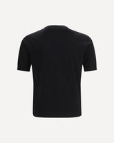 C-Neck Knit in cotton - BLACK | Base Blu