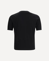 C-Neck Knit in cotton - BLACK | Base Blu