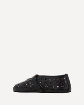 Leather Ballerinas - BLACK | Base Blu