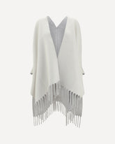 Cashmere and wool Poncho - GREY | Base Blu