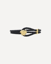 Bracciale in pelle - NERO | Base Blu