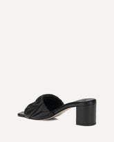 Logoed Sandals - BLACK | Base Blu