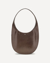 Medium soft Swipe Shoulder Bag - BROWN | Base Blu
