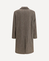 Cappotto monopetto in lana - MARRONE | Base Blu