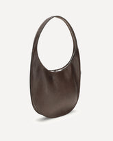 Medium soft Swipe Shoulder Bag - BROWN | Base Blu