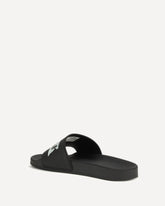Slide Pool Slippers - BLACK | Base Blu