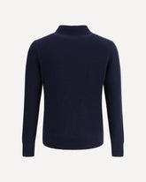 Turtleneck Sweater - BLUE | Base Blu