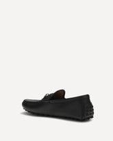 Horsebit Driver Loafers - BLACK | Base Blu