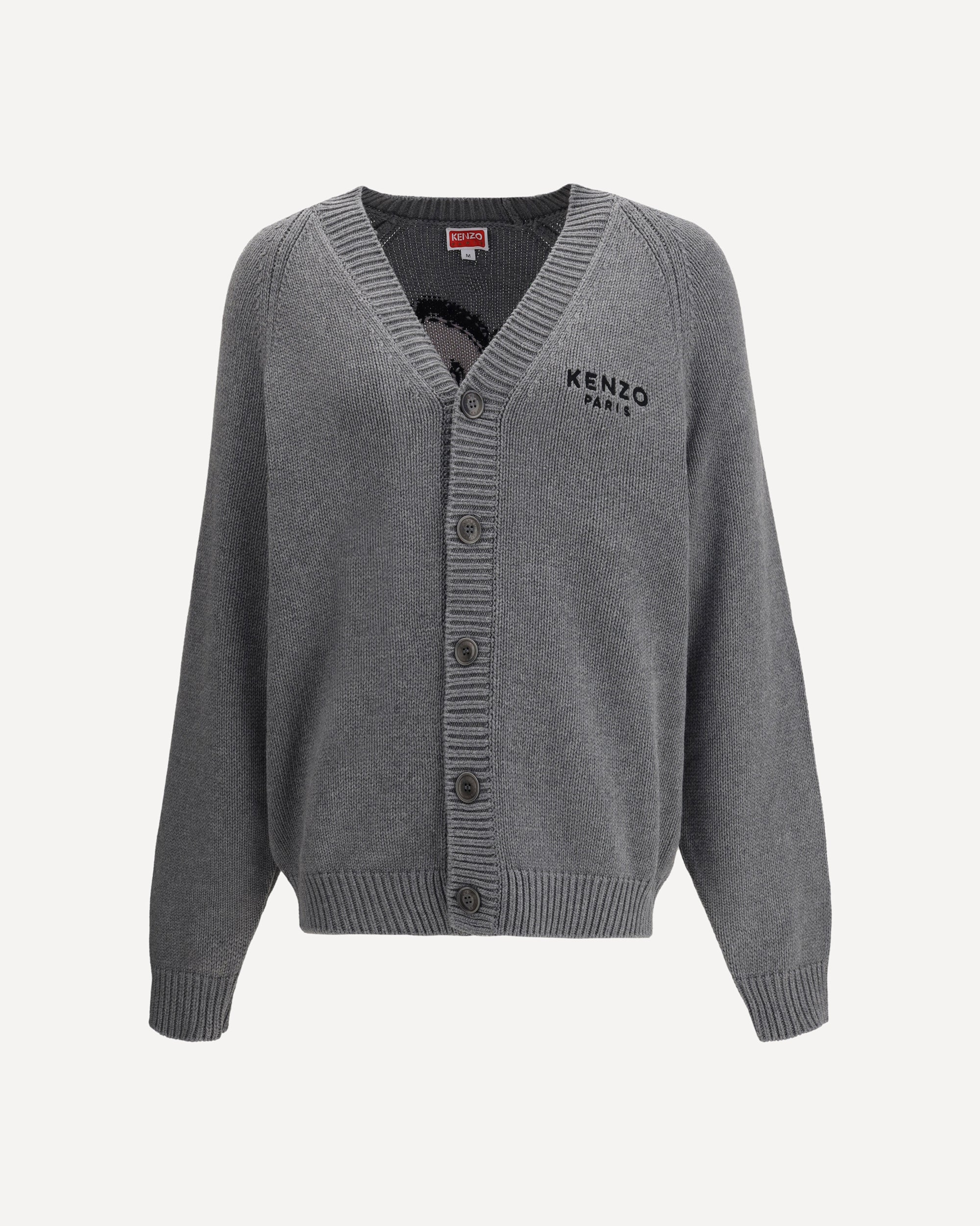 KENZO Boke Flower Cardigan GREY | Base Blu