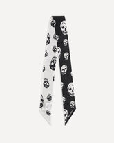 Sciarpa Skull a nastro - NERO | Base Blu