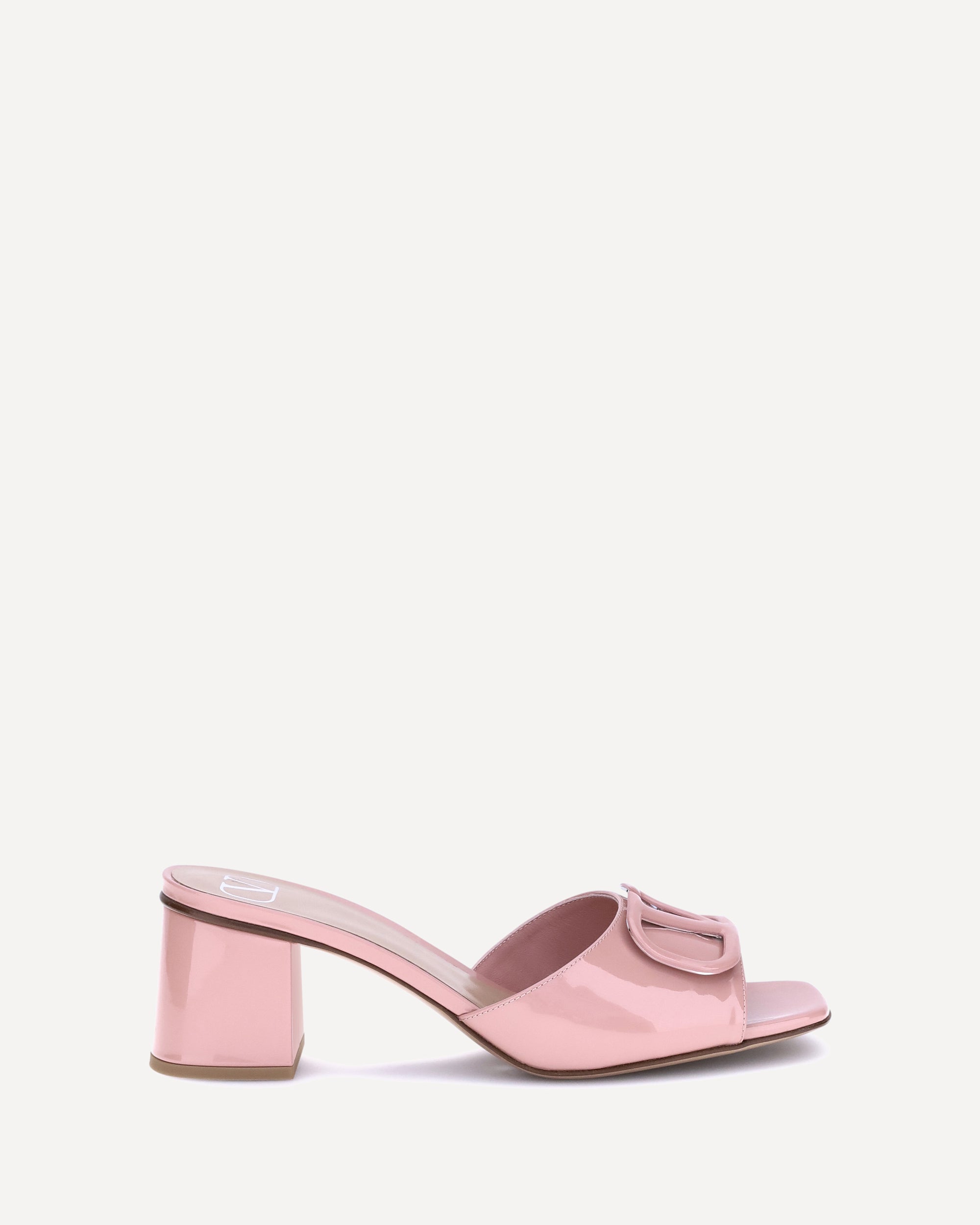 VALENTINO GARAVANI Vlogo slide Sandals PINK | Base Blu