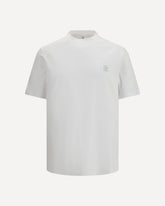 Logoed T-Shirt - WHITE | Base Blu