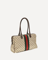 Borsa a Mano Horsebit Web grande - BEIGE | Base Blu