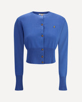 Cardigan crop Bea - BLU | Base Blu