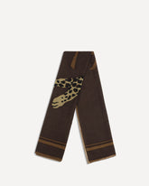 Cassandre square Scarf - BROWN | Base Blu