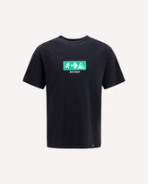 Street Signals cotton T-shirt - BLACK | Base Blu