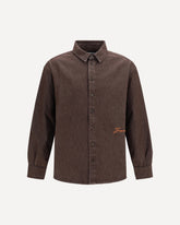 Camicia in denim de-Nîmes Simon - MARRONE | Base Blu
