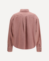 Camicia in cover di cotone e lino  - ROSA | Base Blu