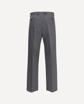 Wool Trousers - GREY | Base Blu