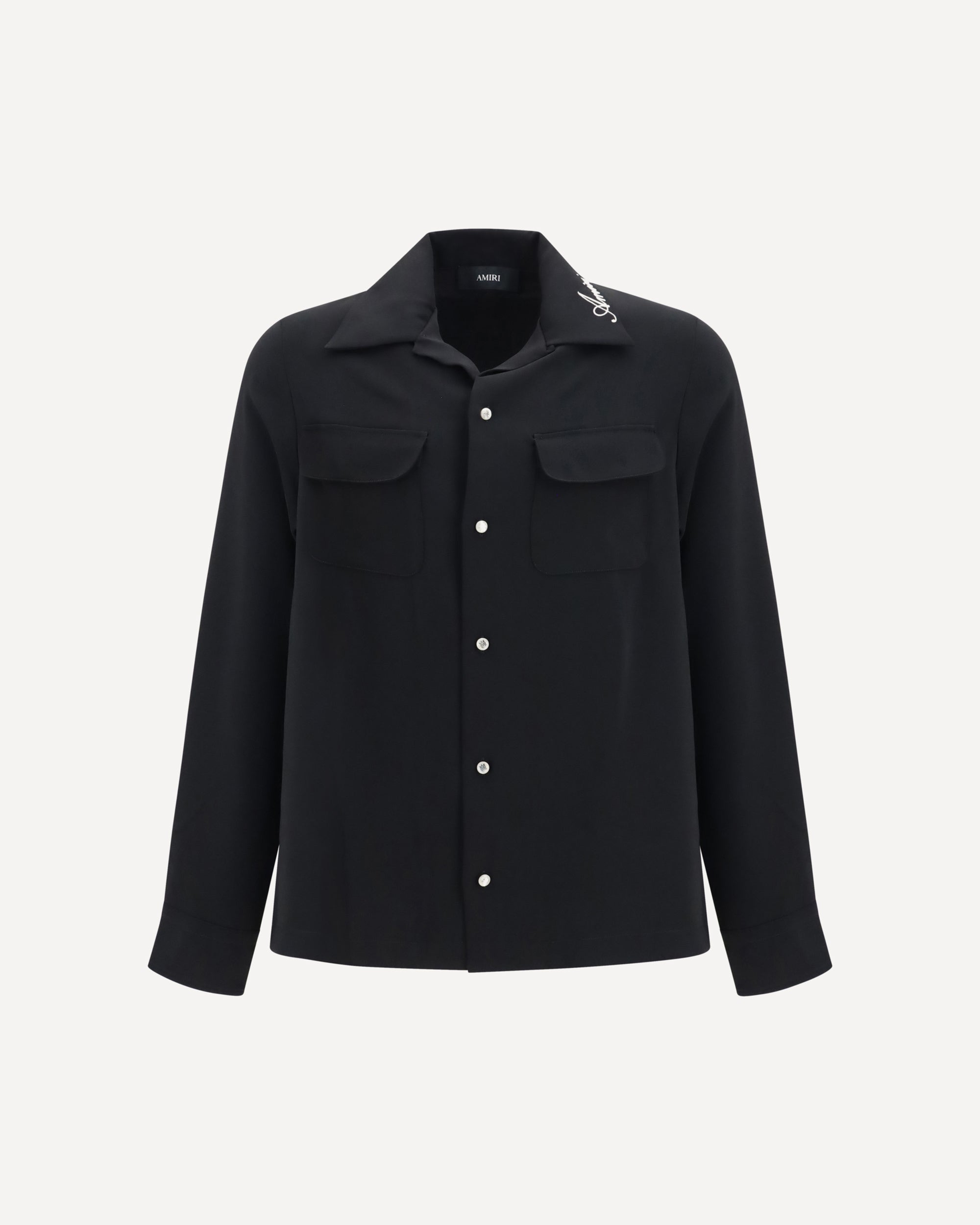 amiri dress shirt Amiri Black Button-down Shirt Mens Short Sleeve Shirt Size M
