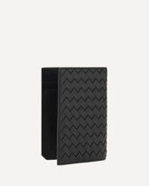 Intrecciato Passport Holder - BLACK | Base Blu
