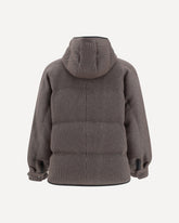 Lurex Down Jacket - BROWN | Base Blu