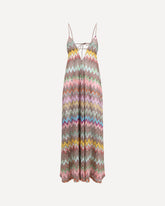 Zigzag cover-up Dress - MULTICOLOUR | Base Blu