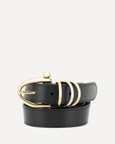 Leather Bracelet Belt - BLACK | Base Blu