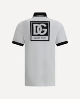 Maxi logo Polo Shirt - WHITE | Base Blu