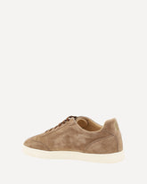 Suede leather Sneakers - BROWN | Base Blu
