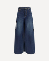 Pantaloni in denim con retro in liner - BLU | Base Blu